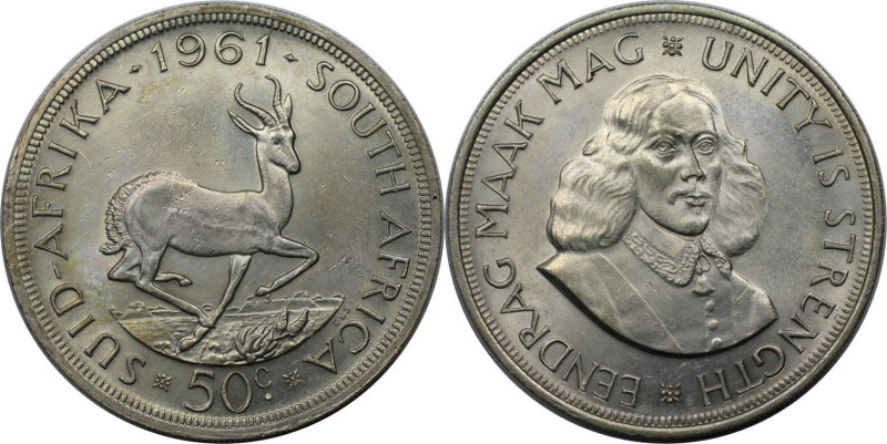 Weltmünzen und Medaillen, Südafrika / South Africa. Jan Van Riebeeck. 50 Cents 1...