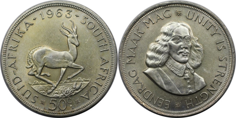 Weltmünzen und Medaillen, Südafrika / South Africa. Jan Van Riebeeck. 50 Cents 1...