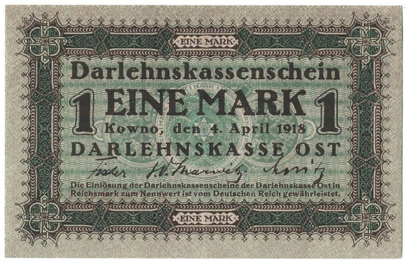 Banknoten, Deutschland / Germany. Deutsches Reich, Kaiserreich. Besatzungsausgab...