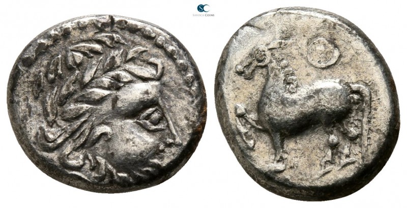 Eastern Europe. Imitation of Philip II of Macedon circa 200-0 BC. Drachm AR

1...