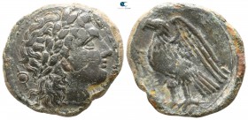 Sicily. Hiketas II 287-278 BC. Bronze Æ