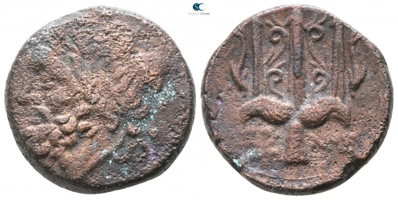 Sicily. Syracuse. Hieron II 275-215 BC. 
Bronze Æ

8mm., 6,96g.

Diademed h...