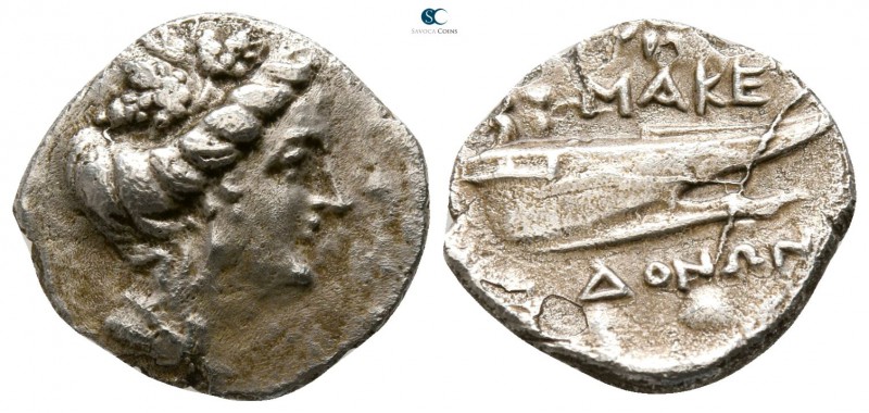 Kings of Macedon. Time of Philip V - Perseus 187-167 BC. 
Diobol AR

13mm., 1...