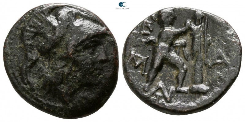 Kings of Macedon. 'Amphipolis'. Antigonos II Gonatas 277-239 BC. 
Bronze Æ

1...