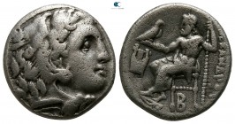 Kings of Macedon. Kolophon. Alexander III "the Great" 336-323 BC. Struck circa 322-319 BC. Drachm AR