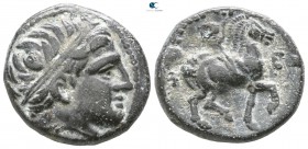 Kings of Macedon. Uncertain mint in Macedon. Philip II. 359-336 BC. Double Æ unit