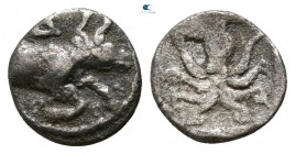 Macedon. Dikaia circa 450-425 BC. Hemiobol AR