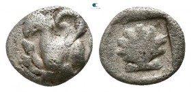 Thrace. Abdera 470-449 BC. Hemiobol AR