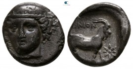 Thrace. Ainos 400-397 BC. Tetrobol AR