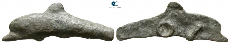 Scythia. Olbia circa 437-410 BC. 
Cast coinage Æ

26mm., 1,28g.

Leaping do...