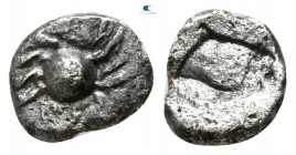 Thraco Macedonian Region. Eion circa 530-510 BC. 1/16 Stater AR. Thasian weight standard
