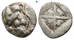 Thraco Macedonian Region. Siris circa 525-480 BC. 1/8 Stater AR