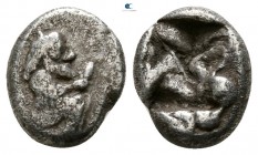 Thraco Macedonian Region. Siris circa 525-480 BC. 1/8 Stater AR-Trihemiobol