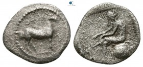 Thessaly. Larissa circa 460-440 BC. Obol AR
