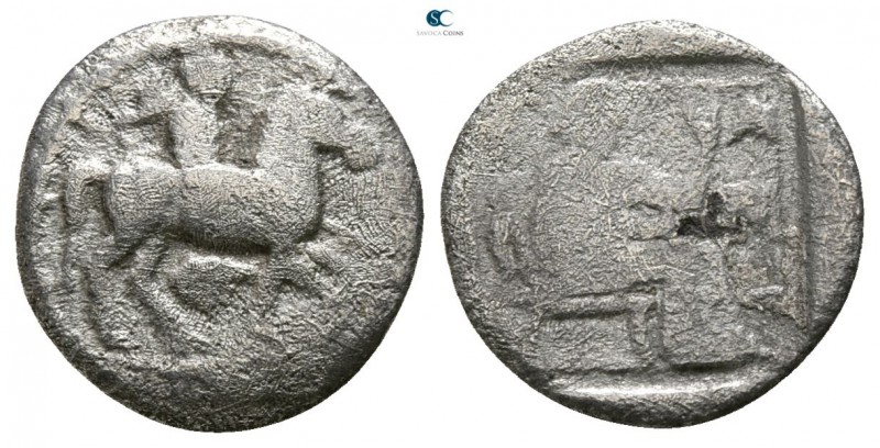 Thessaly. Larissa circa 460-440 BC. 
Trihemiobol AR

13mm., 1,15g.

Thessal...