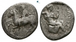 Thessaly. Larissa circa 440-400 BC. Trihemiobol AR