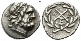 Achaia. Achaian League. Patrae 175-168 BC. Triobol AR