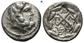 Achaia. Pallantion. Achaian League circa 80-50 BC. Triobol-Hemidrachm AR