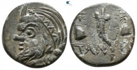 Cimmerian Bosporos. Pantikapaion 150-120 BC. Bronze Æ