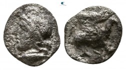 Mysia. Kyzikos circa 410-400 BC. Hemiobol AR