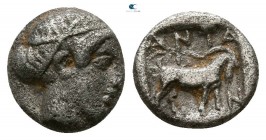 Troas. Antandros circa 450 BC. Obol AR