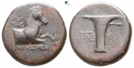 Aeolis. Kyme . ΔΙΟΝΥΣΙΟΣ (Dionysios), magistrate circa 320-250 BC. Bronze Æ