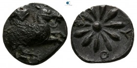 Ionia. Erythrai  420-380 BC. Trihemiobol AR