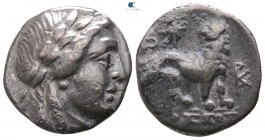 Ionia. Miletos . ΝΟΣΣΟΣ (Nossos), magistrate circa 225-190 BC. Drachm AR