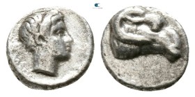 Caria. Halikarnassos  circa 395-377 BC. Hemiobol AR