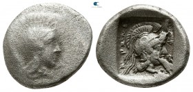 Dynasts of Lycia. Uncertain mint. Possibly Khäriga (Karikas) 410 BC. Triobol AR