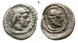 Cilicia. Tarsos . Datames, Satrap of Cilicia and Cappadocia. 384-360 BC. Tetartemorion AR