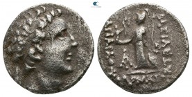 Kings of Cappadocia. Ariarathes VII Philometor 116-101 BC. Uncertain date. Drachm AR