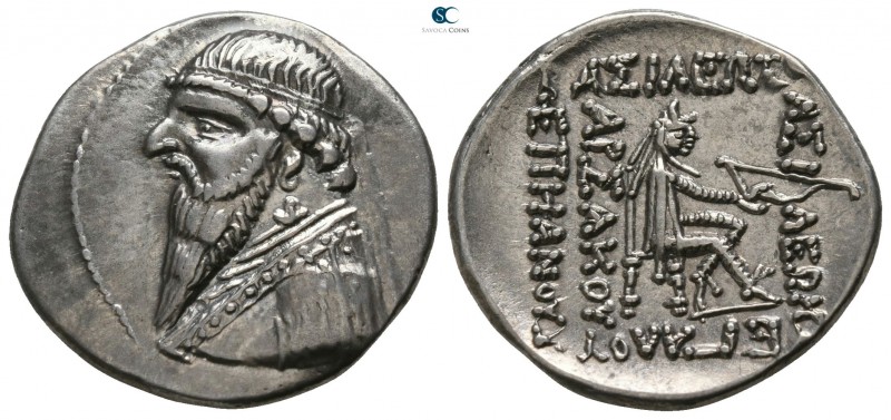 Kings of Parthia. Ekbatana. Mithradates II 123-88 BC. Struck circa 109-96/5 BC
...