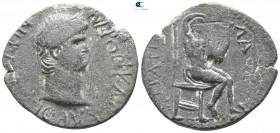 Thessaly. Thessalian League. Nero AD 54-68. ΛΑΟΥΧΟΣ ΣΤΡΑΤΗΓΟΣ (Laouchos, strategos). Struck circa AD 66-68. Bronze Æ