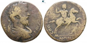 Asia Minor. Uncertain mint (or Pergamon). Lucius Verus AD 161-169. Uncertain strategos. Medallion AE