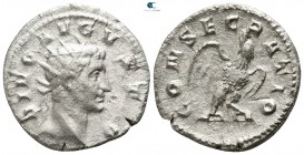 Divus Augustus AD 14. Struck under Trajan Decius, AD 250-251. Rome. Antoninianus AR
