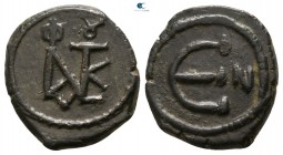 Justin II AD 565-578. Nikomedia. Pentanummium Æ