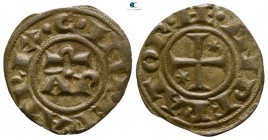 Enrico VI e Costanza d’Altavilla AD 1195-1196. Brindisi. Mezzo Denaro BI