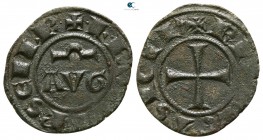 Frederick I AD 1198-1250. Kingdom of Sicily. Messina. Denaro BI