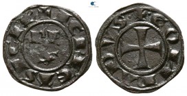 Conrad I AD 1250-1254. Sicily. Messina. Denaro BI