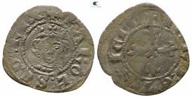 Charles II of Anjou AD 1285-1309. Kingdom of Naples. Denaro Regale BI