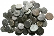 Lot of ca. 65 greek bronze coins / SOLD AS SEEN, NO RETURN!