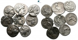 Lot of 8 greek tetrobols / SOLD AS SEEN, NO RETURN!