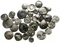Lot of ca. 34 greek silver coins / SOLD AS SEEN, NO RETURN!