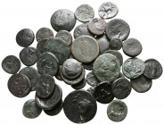 Lot of ca. 44 greek bronze coins / SOLD AS SEEN, NO RETURN!