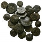 Lot of ca. 28 greek bronze coins / SOLD AS SEEN, NO RETURN!