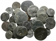 Lot of ca. 33 roman provincial bronze coins / SOLD AS SEEN, NO RETURN!