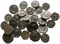Lot of ca. 26 roman provincial bronze coins / SOLD AS SEEN, NO RETURN!