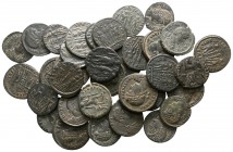 Lot of ca. 35 roman bronze coins / SOLD AS SEEN, NO RETURN!