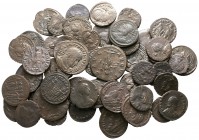 Lot of ca. 60 roman bronze coins / SOLD AS SEEN, NO RETURN!